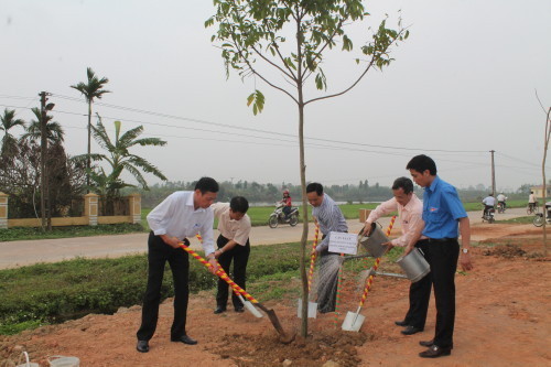 Trồng cây xanh, tạo cảnh quan, môi trường trong lành
